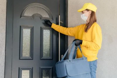 Skilled team installing quality entry doors for Sanford properties